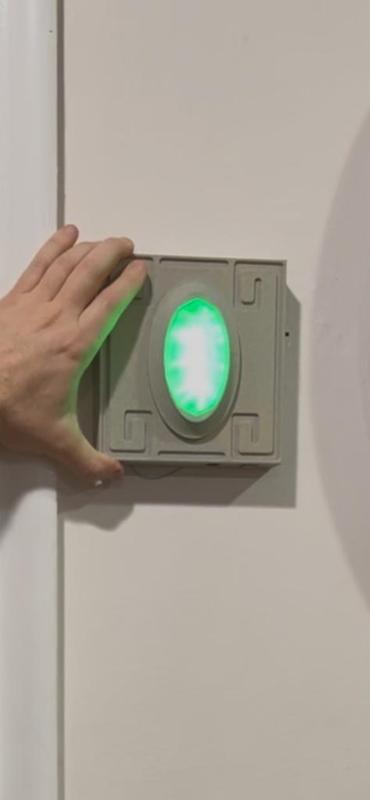 Wall Gem push button light