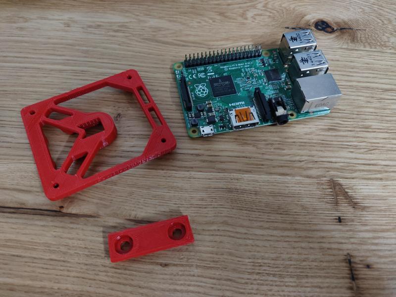 Raspberry Pi wall mount