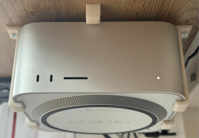 Mac Studio Under Desk Holder