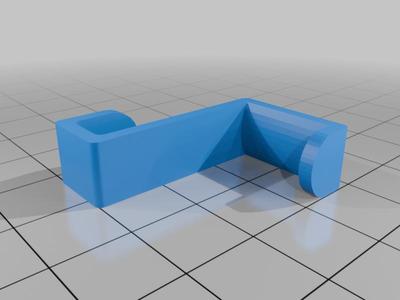 Minimalist glasses hook for Slatwall