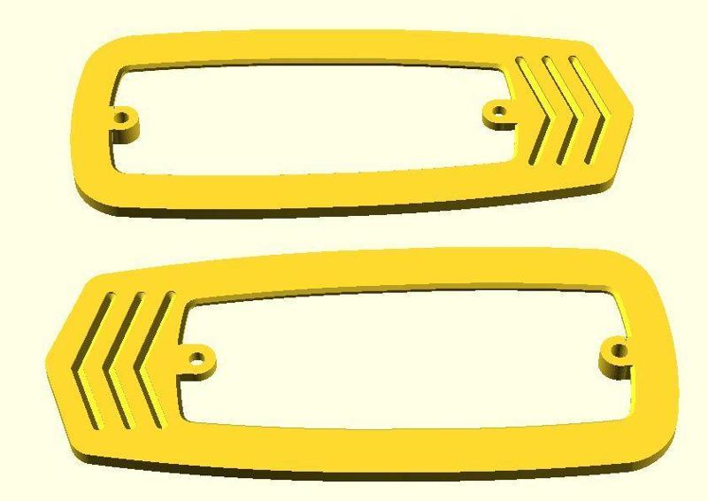 Moto Guzzi 1979 SP1000 Fairing Indicator Surrounds Remix