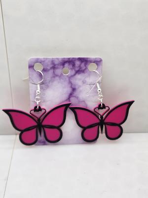 2 Butterfly Earings