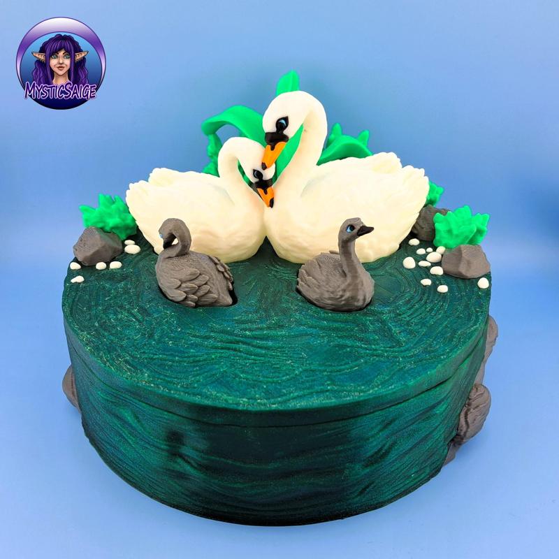 Swan Trinket Box