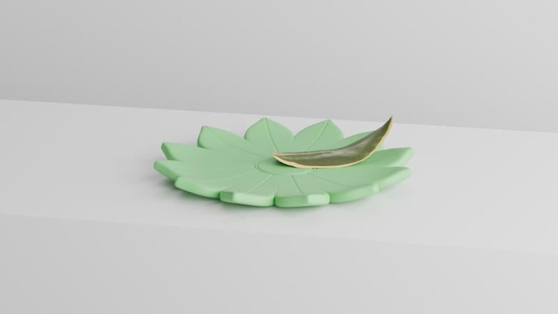 Bloom Tray – Leaf-Shaped Decorative Tray, Jewelry Holder, Modern Botanical Decor