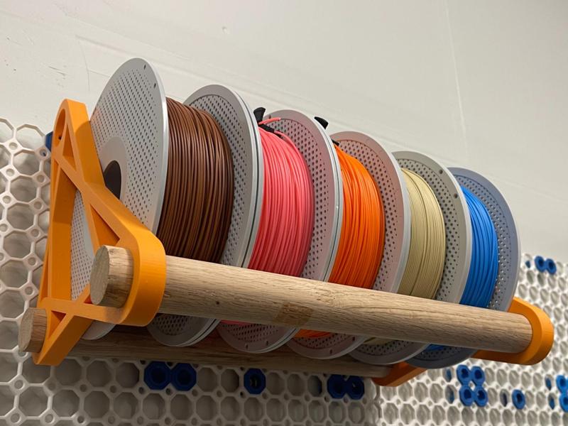 Multiboard Filament Spool Rack/Shelf