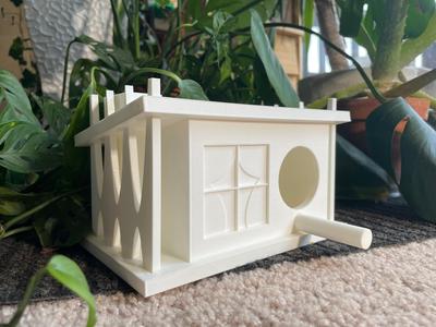 Mid-Century Modern Birdhouse