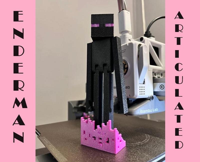 Minecraft Enderman Articulated