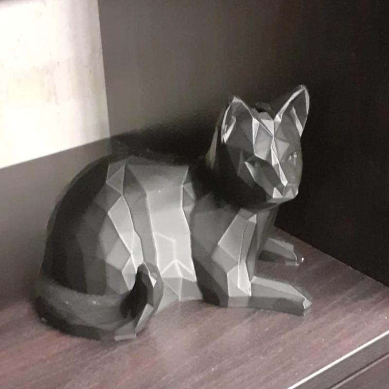 Cat shaped piggy bank