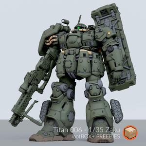 Titan 006 - 1/35 Zaku