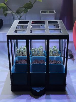 Seed starter with light dome