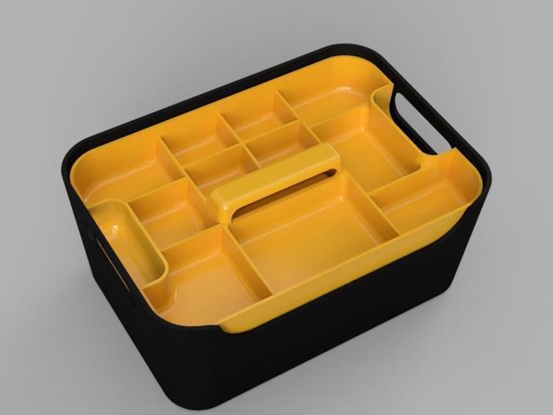 Uppdatera box trays with and without dividers