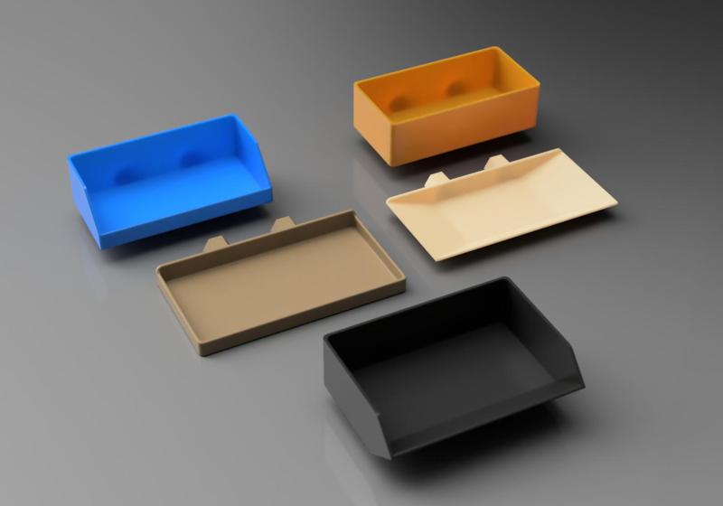 Set of various Shelves for HSW Honeycomb Wall