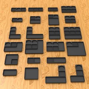 Multiple Sized Trays for Build Plate Cleaner