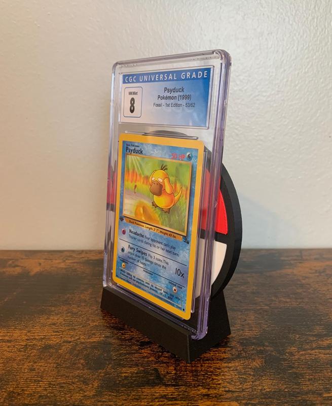 Poké Ball Display Stand for PSA/CGC Graded Cards