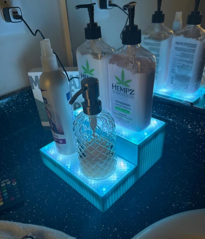 Tiered Display with LEDs