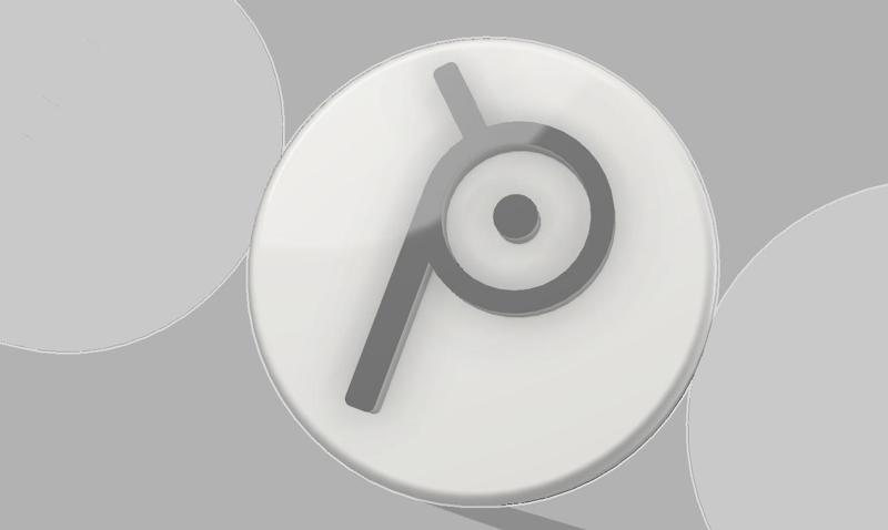 POKEMON UNOWN NON-MMU FRIDGE MAGNET “P”