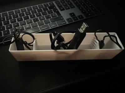 Gridfinity cable organizer