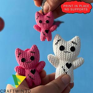 Print in place voodoo cats no supports