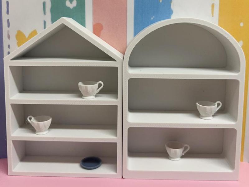 1/12 dollhouse shelf. A set of 1/12 dollhouse shelves.