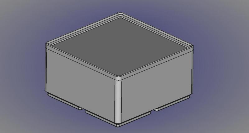 FreeCAD Gridfinity Parametric Bin Blank.stl