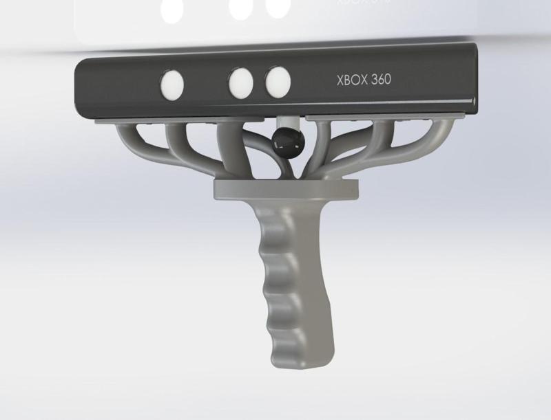 Xbox 360 Kinect 3D Scanner Modular Handle System 