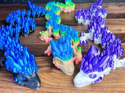 Articulated Stone Dragon by Saber3D