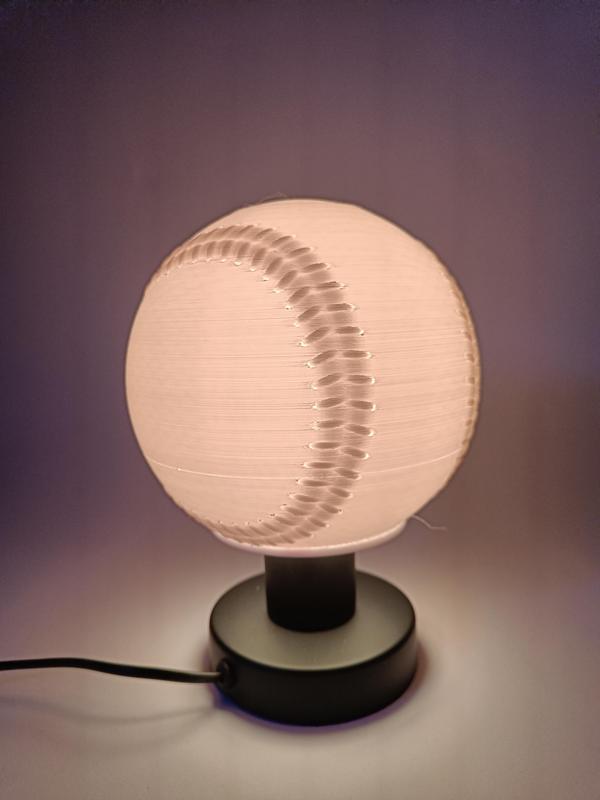 Baseball Desk Lamp