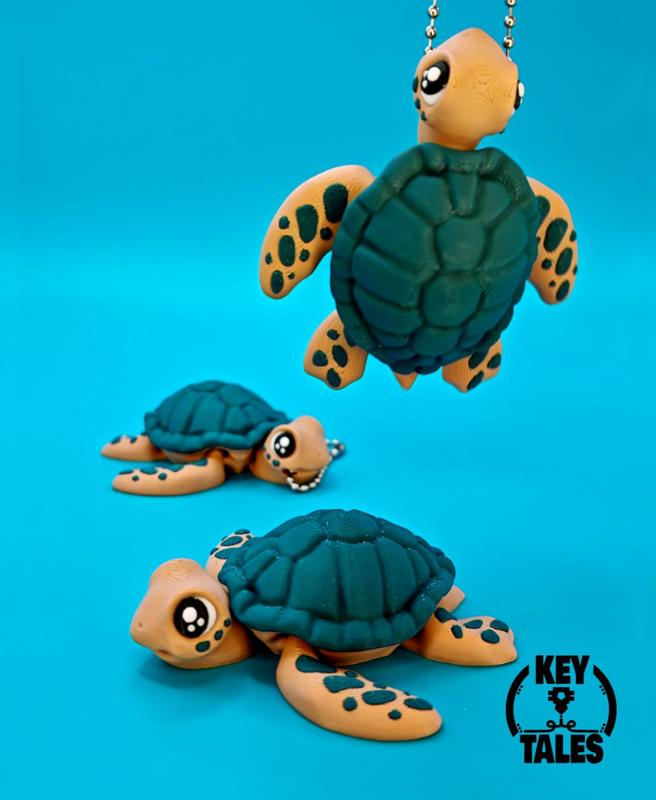 The turtle (keychain - magnet & mini!)