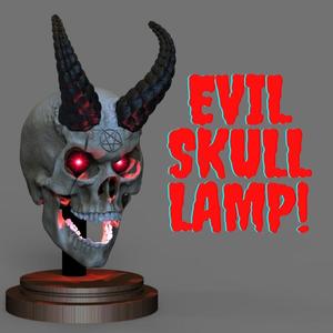 EVIL SKULL LAMP (MERCHANT LICENSE)