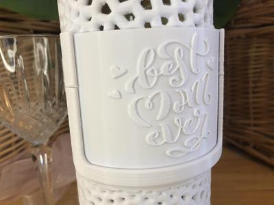 “Mother’s Day” Labels for Wine Bottle Holders
