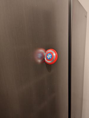 Captain America shield fridge magnet 