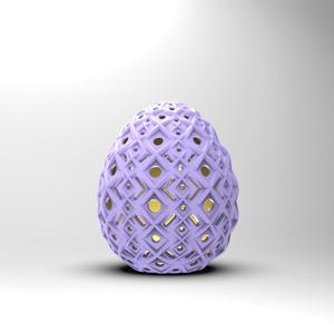 Fancy Egg Tealight Cover 