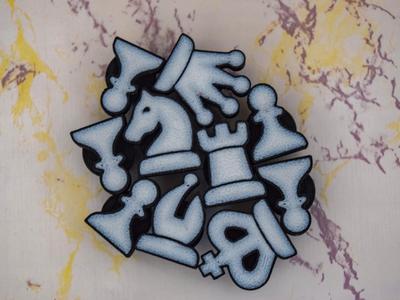 Chess Croc Charms