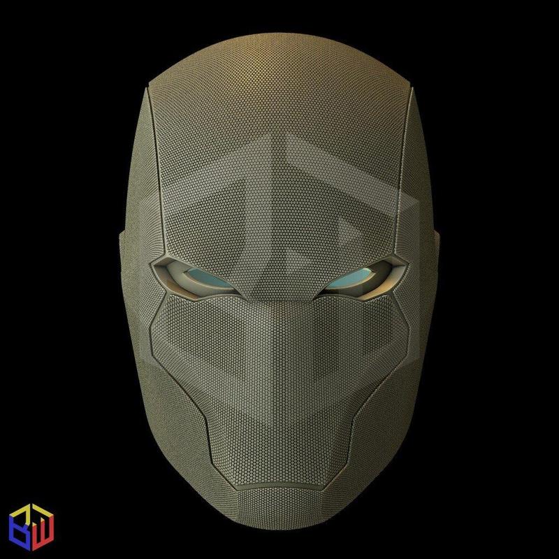 Red Hood Rebirth Textured Helmet