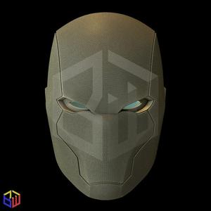 Red Hood Rebirth Textured Helmet