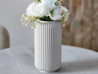 Fluted Vase 