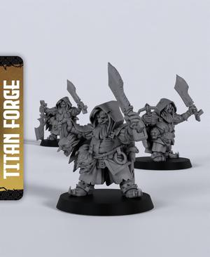 Dwarf Male Ranger - With Free Dragon Warhammer - 5e DnD Inspired for RPG and Wargamers