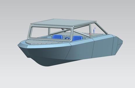 53cm Two-Seater Karting Boat