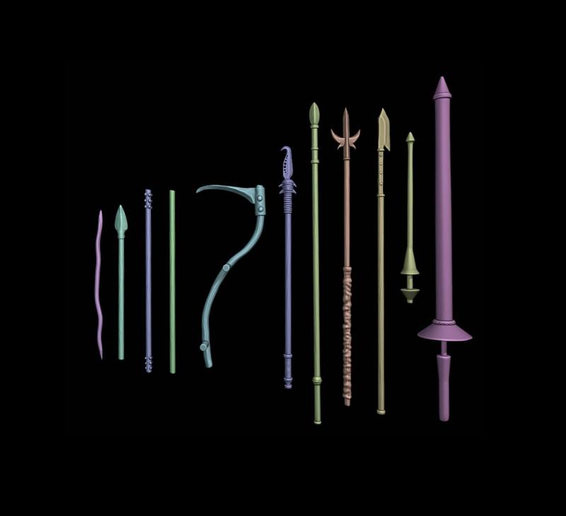 Miniature Reach Weapons