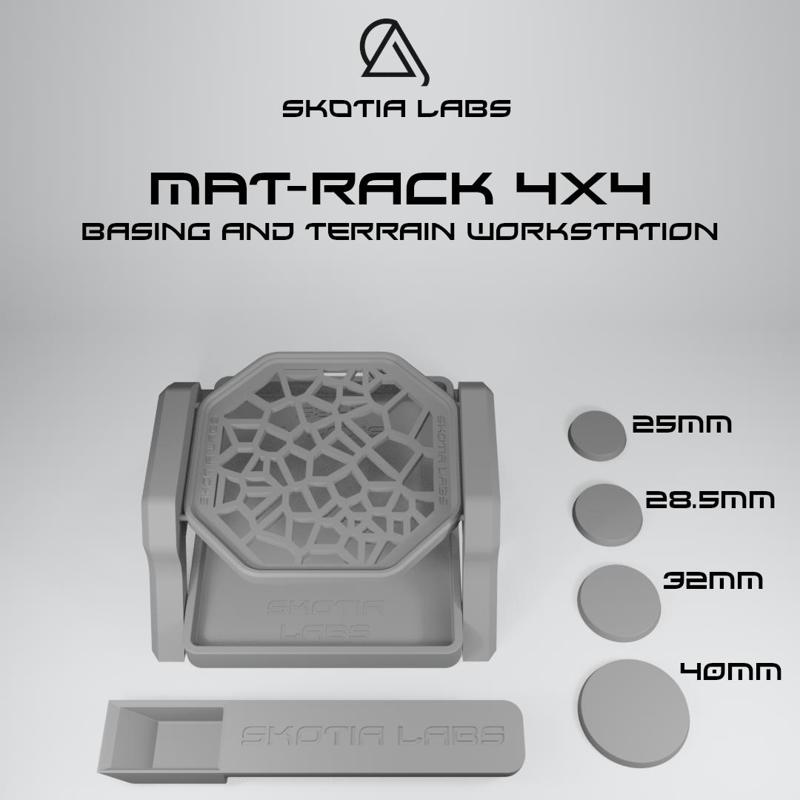 MatRack 4x4 - Basing and Terrain Workstation [Premium Starter Kit]
