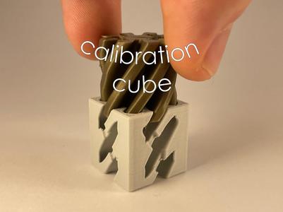 impossible pass through calibration cube | fidget helix