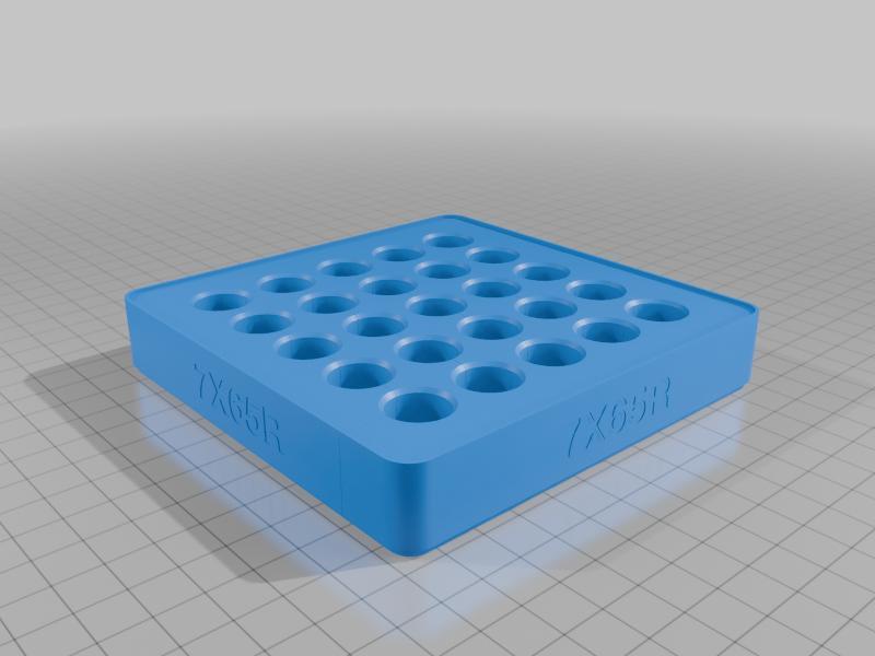 7X65mm Rimmed Vase Mode Stacking Loading Block