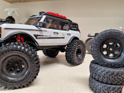 SCX24 Bronco OE Rim Restyled Zero Offset