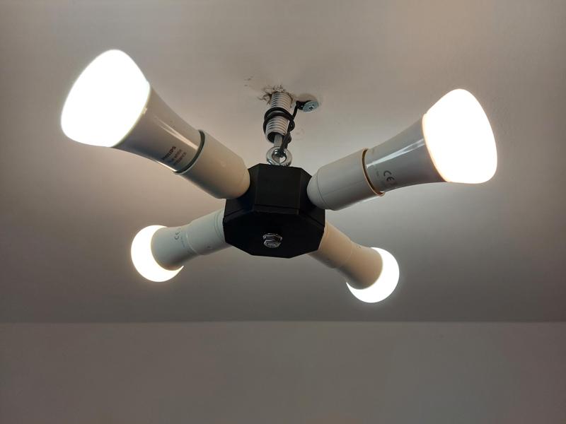 4x lamp holder M10 thread