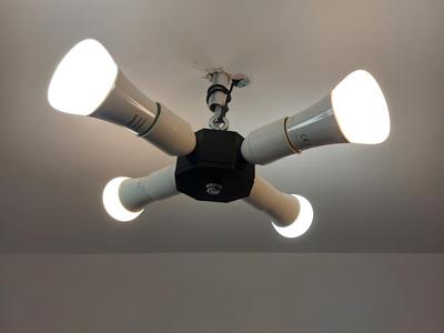 4x lamp holder M10 thread