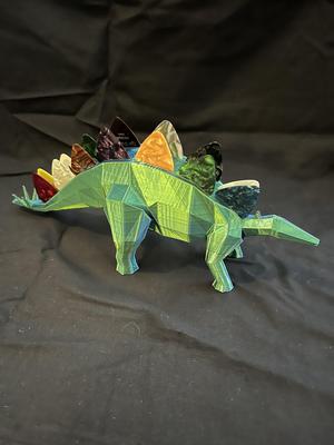 Stegosaurus pick holder stl.stl