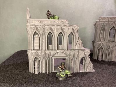 Wargame terrain ruin Grimdark Gothic Alpha