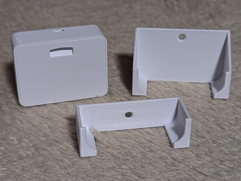 Wall Mount for remixed Sonoff SNZB-02 Temperature Sensor case