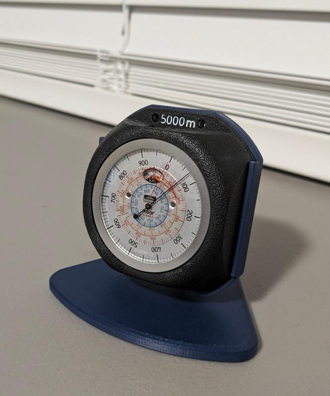 Thommen Altimeter / Barometer desktop stand