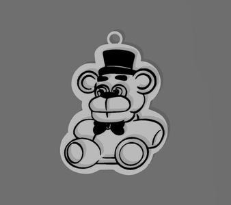 FREDDY FAZBEAR (FNAF) KEYCHAIN